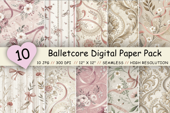 Balletcore Digital Paper Pack, Soft: A Strategic Tool for Creative Expression