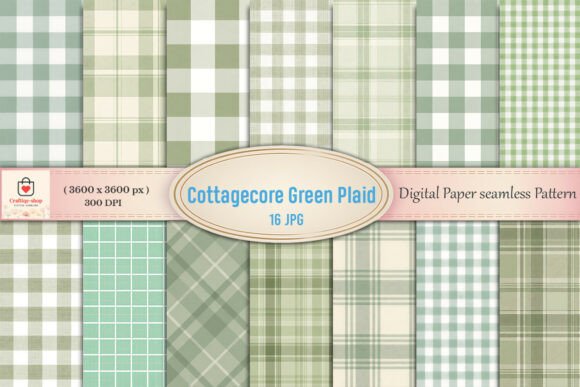 Cottagecore Green Plaid Digital Paper Bundle: A Practical Evaluation