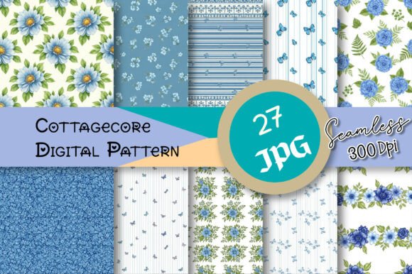 Cottagecore Seamless Digital Pattern
