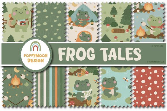 Frog Tales Paper Set: A Creative Adventure for Every Project