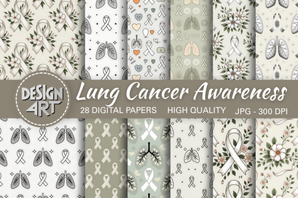 Lung Cancer Awareness Digital Papers