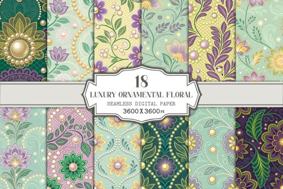 Luxury Ornamental Floral Seamless Pattern: A Timeless Addition to Modern Design