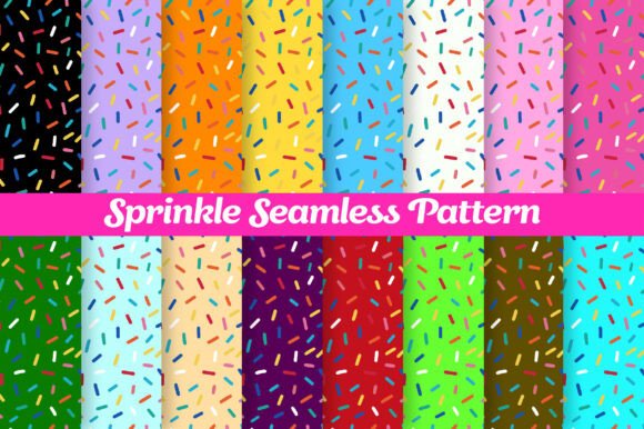 Sprinkle Seamless Pattern Bundle: A Playful Addition to Your Creative Projects